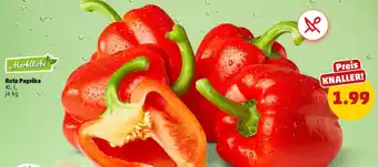 PENNY Rote Paprika Angebot