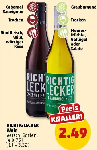 PENNY RICHTIG LECKER Wein Angebot