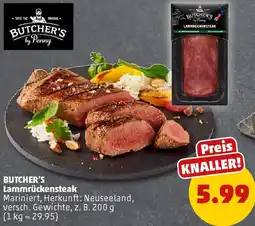 PENNY BUTCHER'S Lammrückensteak Angebot