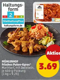 PENNY MÜHLENHOF Frisches Puten-Gyros Angebot