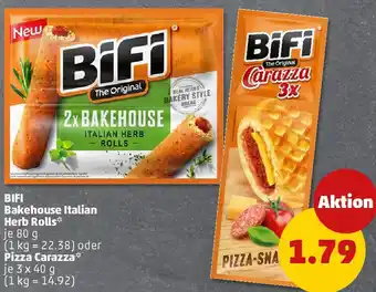 PENNY BIFI Bakehouse Italian Herb Rolls oder Pizza Carazza Angebot
