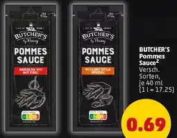 PENNY BUTCHER'S Pommes Sauce Angebot