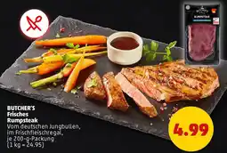 PENNY BUTCHER'S Frisches Rumpsteak Angebot