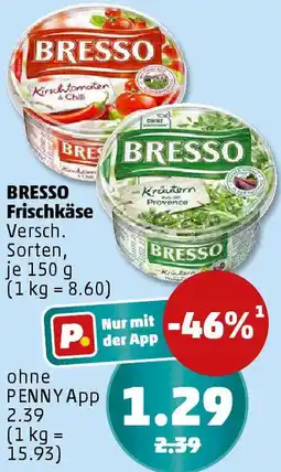 PENNY BRESSO Frischkäse Angebot