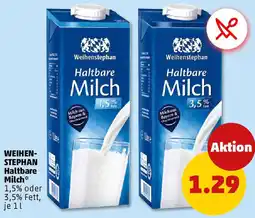 PENNY WEIHENSTEPHAN Haltbare Milch Angebot