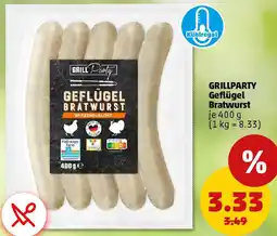 PENNY GRILLPARTY Geflügel Bratwurst Angebot
