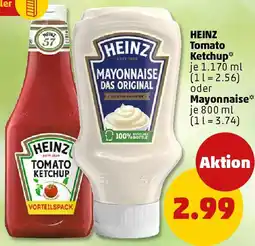PENNY HEINZ Tomato Ketchup oder Mayonnaise Angebot