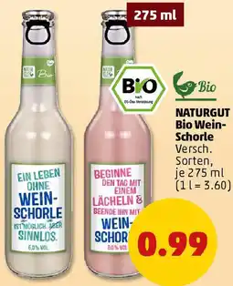 PENNY NATURGUT Bio Wein Schorle Angebot