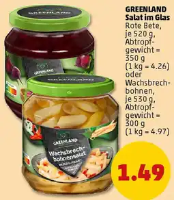 PENNY GREENLAND Salat im Glas Angebot