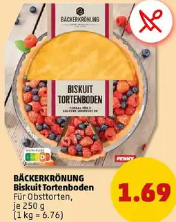 PENNY BÄCKERKRÖNUNG Biskuit Tortenboden Angebot