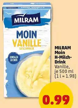 PENNY MILRAM Moin H-Milch Drink Angebot