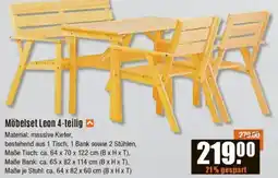 V Baumarkt Möbelset Leon 4-teilig Angebot