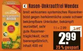 V Baumarkt Rasen-Unkrautfrei Weedex Angebot
