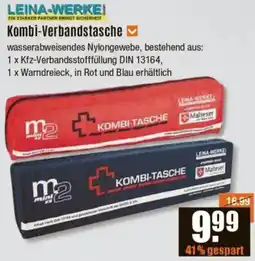 V Baumarkt LEINA-WERKE Kombi-Verbandstasche Angebot