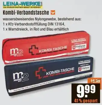 V Baumarkt LEINA-WERKE Kombi-Verbandstasche Angebot