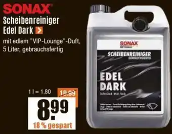 V Baumarkt SONAX Scheibenreiniger Edel Dark Angebot