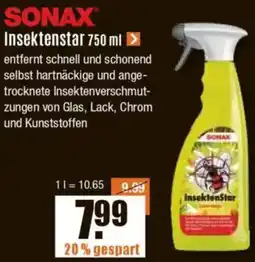 V Baumarkt SONAX Insektenstar Angebot