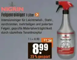V Baumarkt NIGRIN Felgenreiniger Angebot