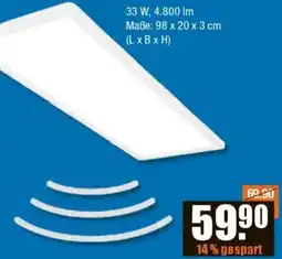 V Baumarkt Briloner LED-Deckenleuchte mit Bewegungsmelder Angebot
