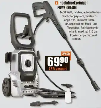 V Baumarkt Hochdruckreiniger POWXG90406 Angebot