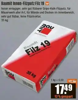 V Baumarkt Baumit Innen-Filzputz Filz 19 Angebot