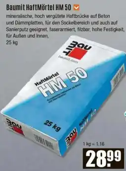 V Baumarkt Baumit HaftMörtel HM 50 Angebot