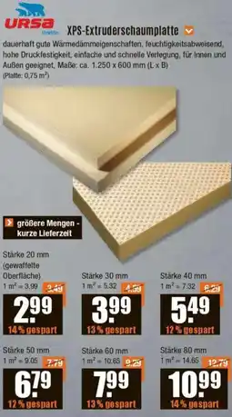 V Baumarkt URSA Uralita XPS-Extruderschaumplatte Angebot