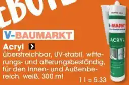 V Baumarkt V-BAUMARKT Acryl Angebot