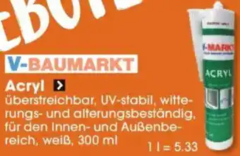 V Baumarkt V-BAUMARKT Acryl Angebot