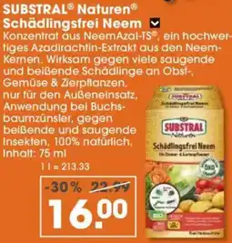 V Baumarkt SUBSTRAL Naturen Schädlingsfrei Neem Angebot