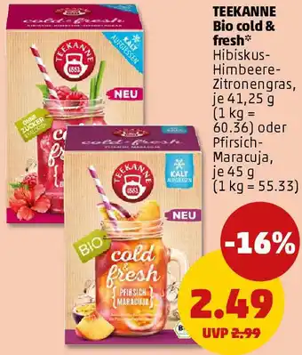 PENNY TEEKANNE Bio cold & fresh Angebot