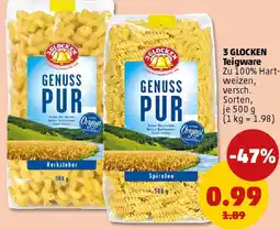 PENNY 3 GLOCKEN Teigware Angebot