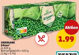 PENNY GREENLAND Erbsen Angebot