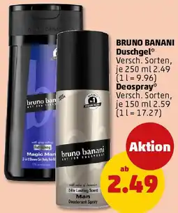 PENNY BRUNO BANANI Duschgel oder Deospray Angebot