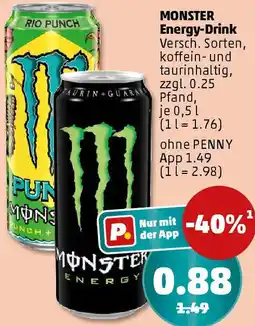 PENNY MONSTER Energy-Drink Angebot