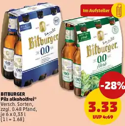 PENNY BITBURGER Pils alkoholfrei Angebot