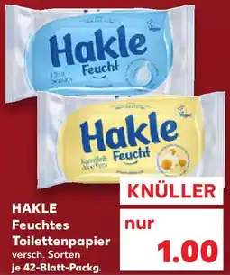 Kaufland HAKLE Feuchtes Toilettenpapier Angebot