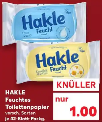 Kaufland HAKLE Feuchtes Toilettenpapier Angebot