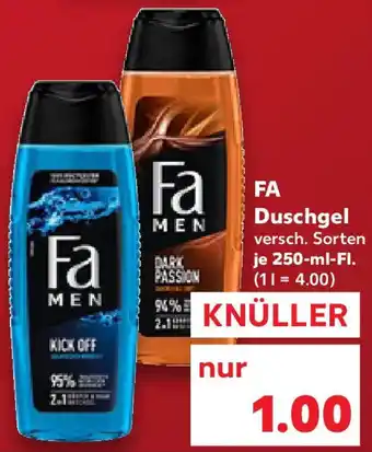 Kaufland FA Duschgel Angebot