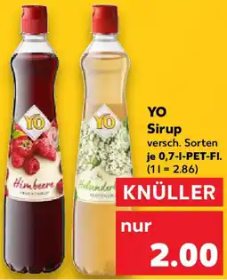 Kaufland YO Sirup Angebot
