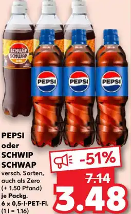 Kaufland PEPSI oder SCHWIP SCHWAP Angebot