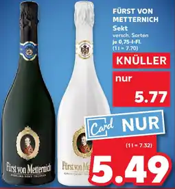 Kaufland FÜRST VON METTERNICH Sekt Angebot