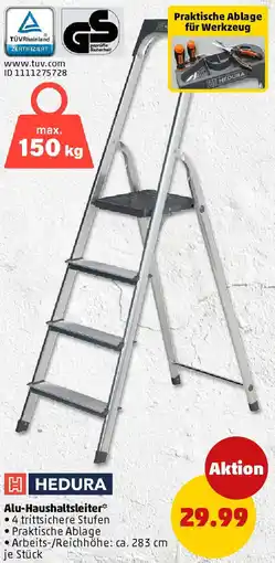 PENNY HEDURA Alu-Haushaltsleiter Angebot