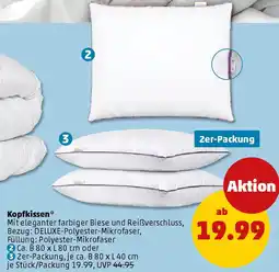 PENNY Єmma essentials Kopfkissen Angebot