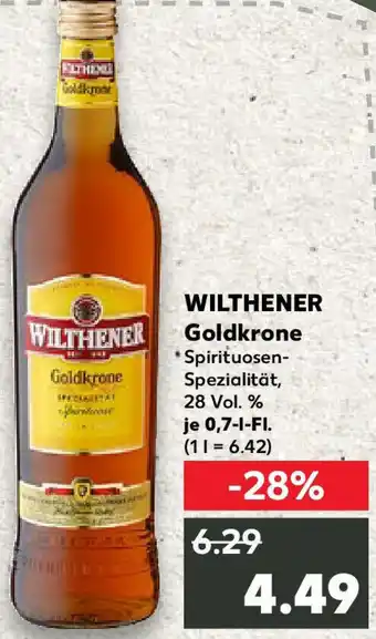 Kaufland WILTHENER Goldkrone Angebot