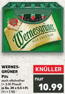 Kaufland WERNESGRÜNER Pils Angebot