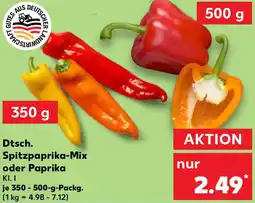 Kaufland Dtsch. Spitzpaprika-Mix oder Paprika Angebot