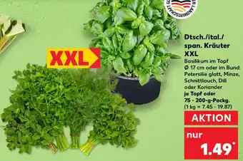Kaufland Dtsch./ital./ span. Kräuter XXL Angebot