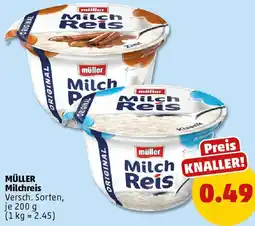 PENNY MÜLLER Milchreis Angebot