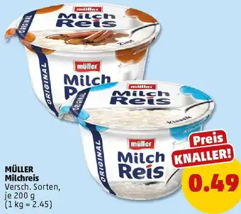 PENNY MÜLLER Milchreis Angebot